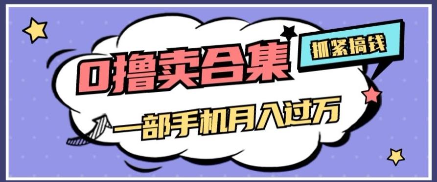 0撸项目月入过万，售卖全套ai工具合集，一单29.9元，一部手机即可【揭秘】-跃知万川