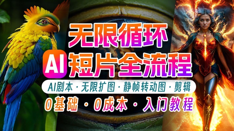 AI剪辑无限循环画面：新手轻松月入上万的秘技【揭秘】-跃知万川
