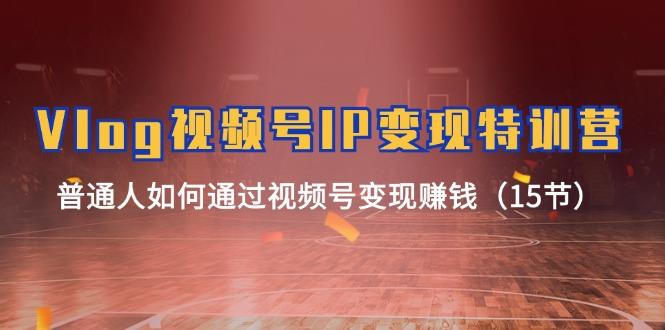 Vlog 视频号IP变现特训营，普通人如何通过视频号变现赚钱(15节-跃知万川