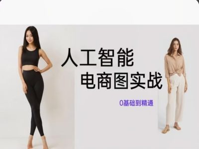 人工智能SD电商图实战，ai绘图0基础到精通-跃知万川