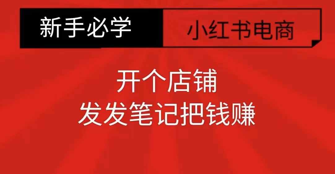小红书零食共创【新手易上手】开个店铺，发发笔记把钱赚-跃知万川