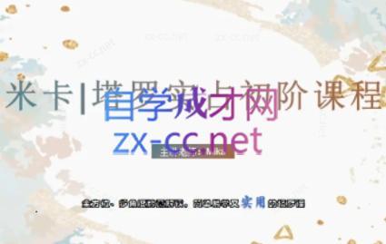 米卡·实占塔罗初阶课-跃知万川