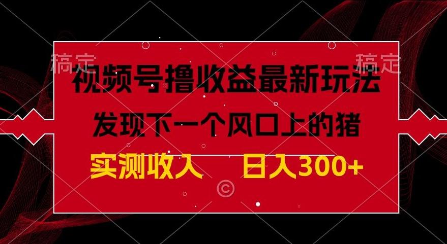 视频号分成计划最新玩法，单条作品几分钟制作完成,日入300+，过年前最后的冲刺-跃知万川