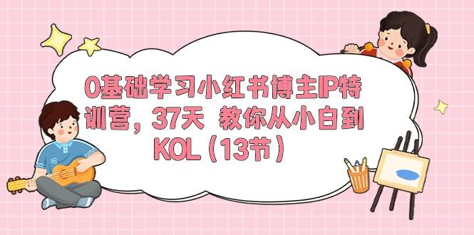 0基础学习小红书博主IP特训营，37天 教你从小白到KOL(13节-跃知万川